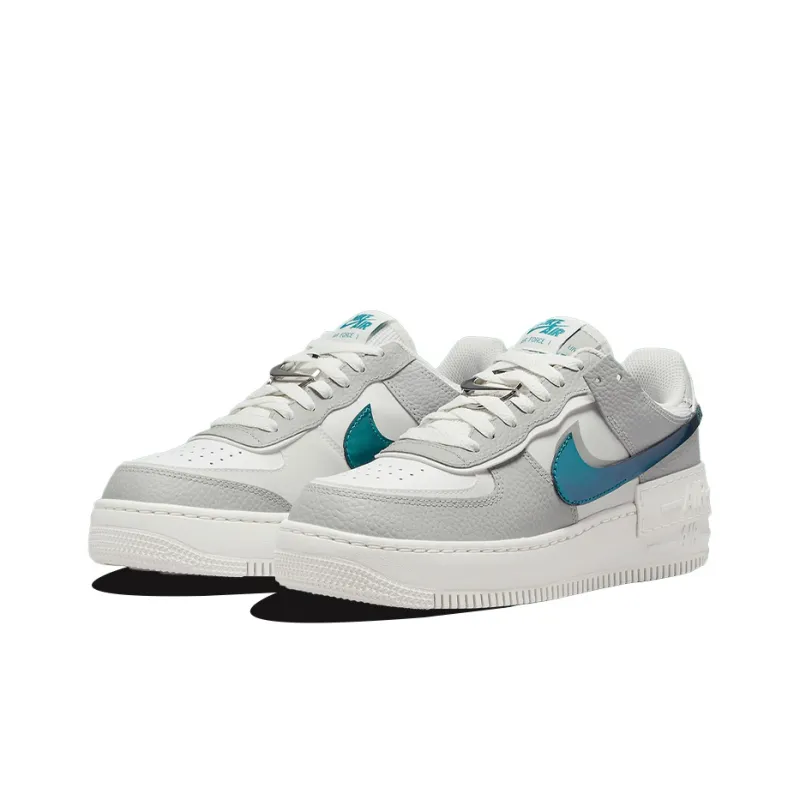 Nike Air Force 1 Low Shadow Grey Fog Bright Spruce Women's-2