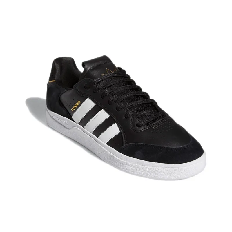 Adidas Tyshawn Low Black White-2