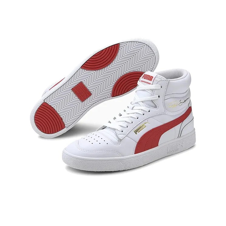 PUMA Ralph Sampson Mid 'White High Risk Red'-4