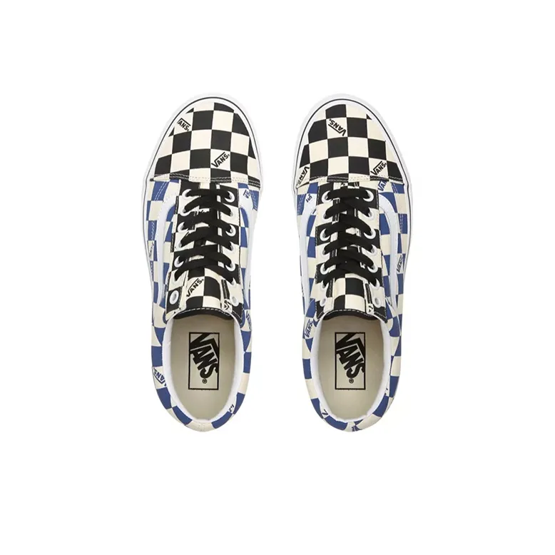 Vans Old Skool 'Big Check Black Navy'-3