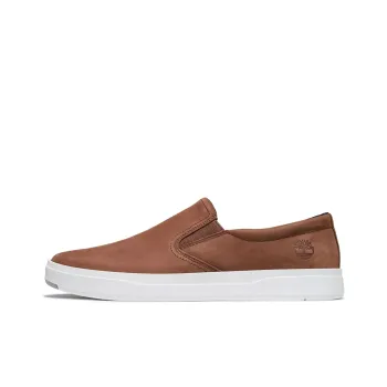 Timberland Davis Square Skateboard Shoes Men Low-Top Brown