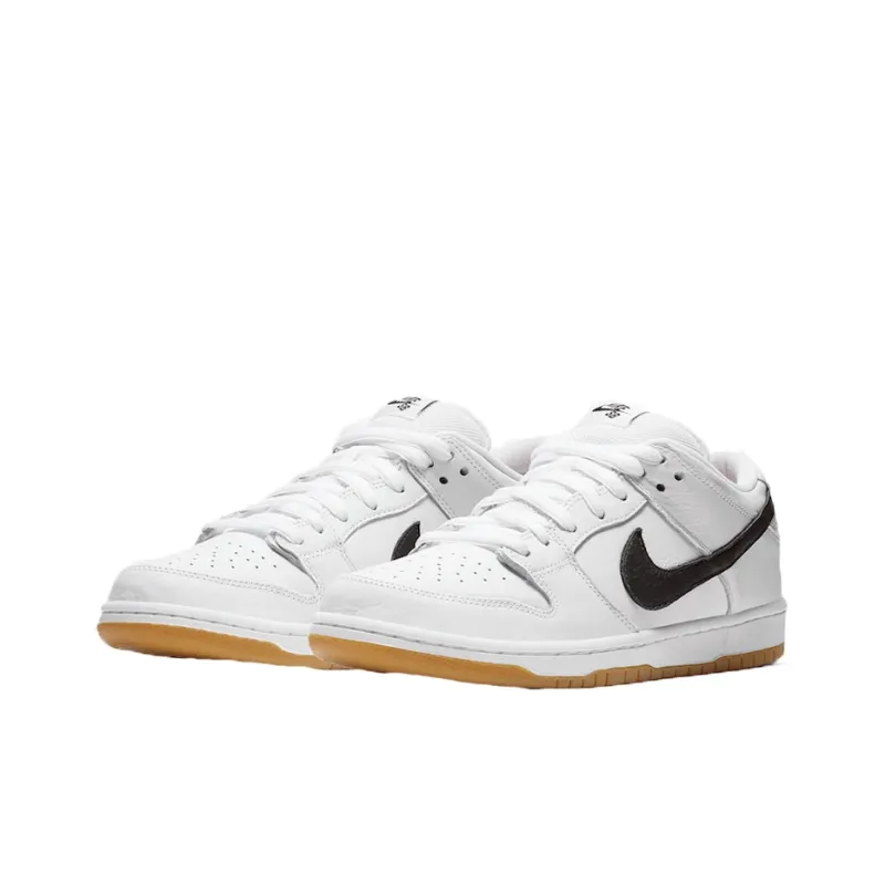 Nike Sb Dunk Low Orange Label White Black 2019-2
