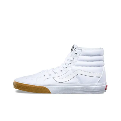 Vans SK8 Hi Reissue Gum Bumper - White