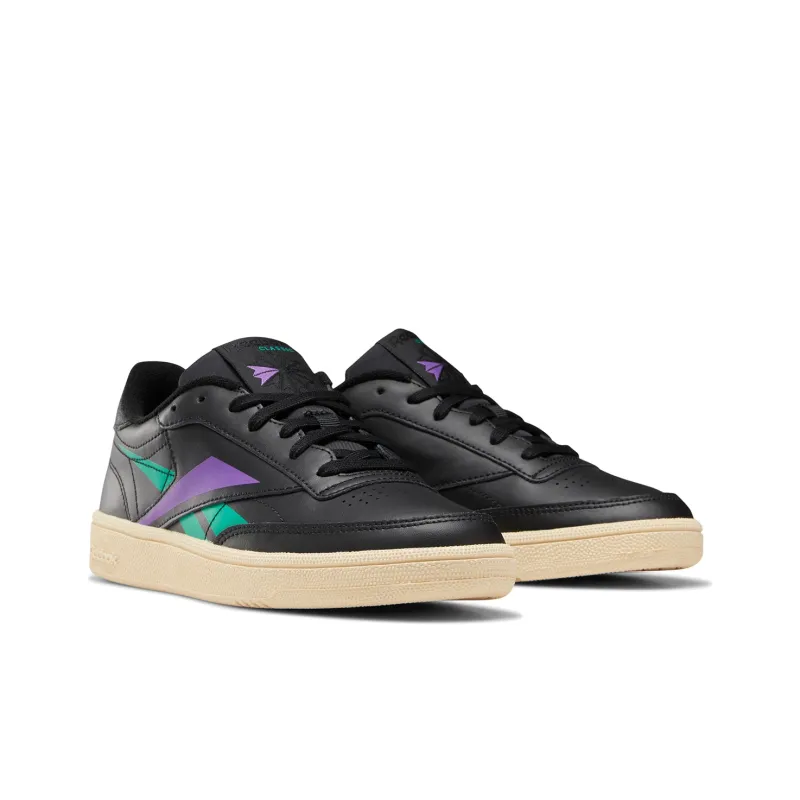 Reebok Club C 85 Black/Purple Women's-2