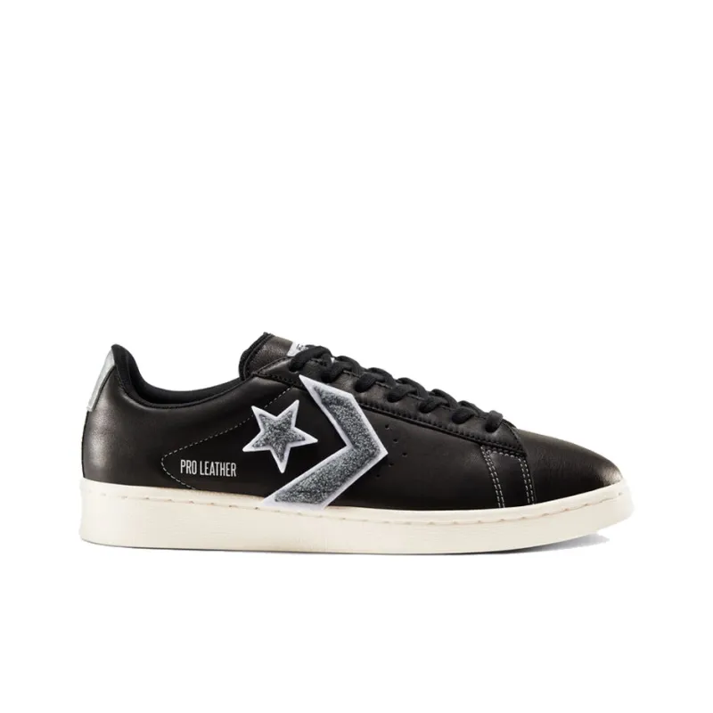 Converse Pro Leather Ox Black Silver-1