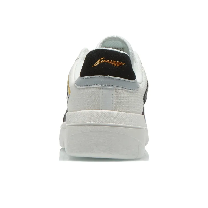 LiNing Wave Superwave Lite Anti-Slip Wear-Resistant Low-Top Skateboard Shoes Beige White Black-4