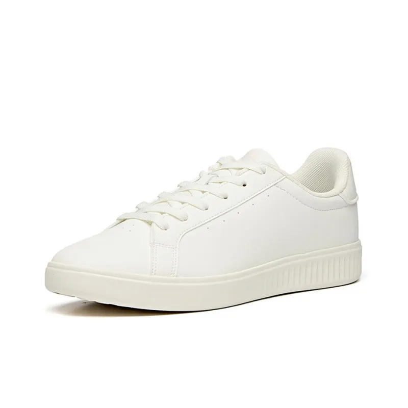 Anta Life Collection Slip-Resistant Low-Top Skateboard Shoes Men's Pure White-1