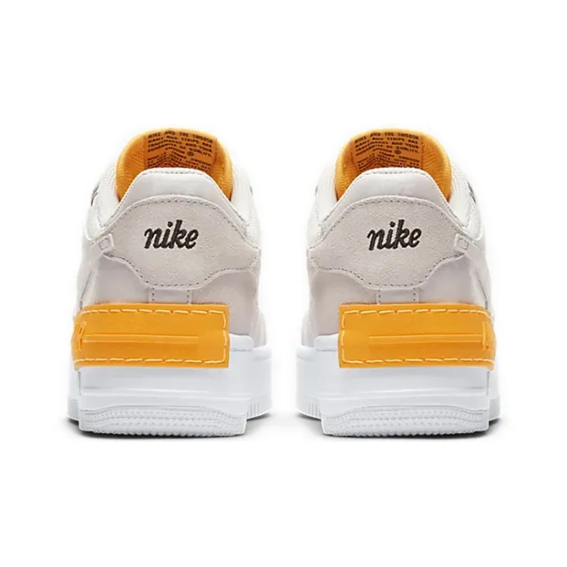 Nike Air Force 1 Low Shadow Vast Grey Laser Orange Women's-4