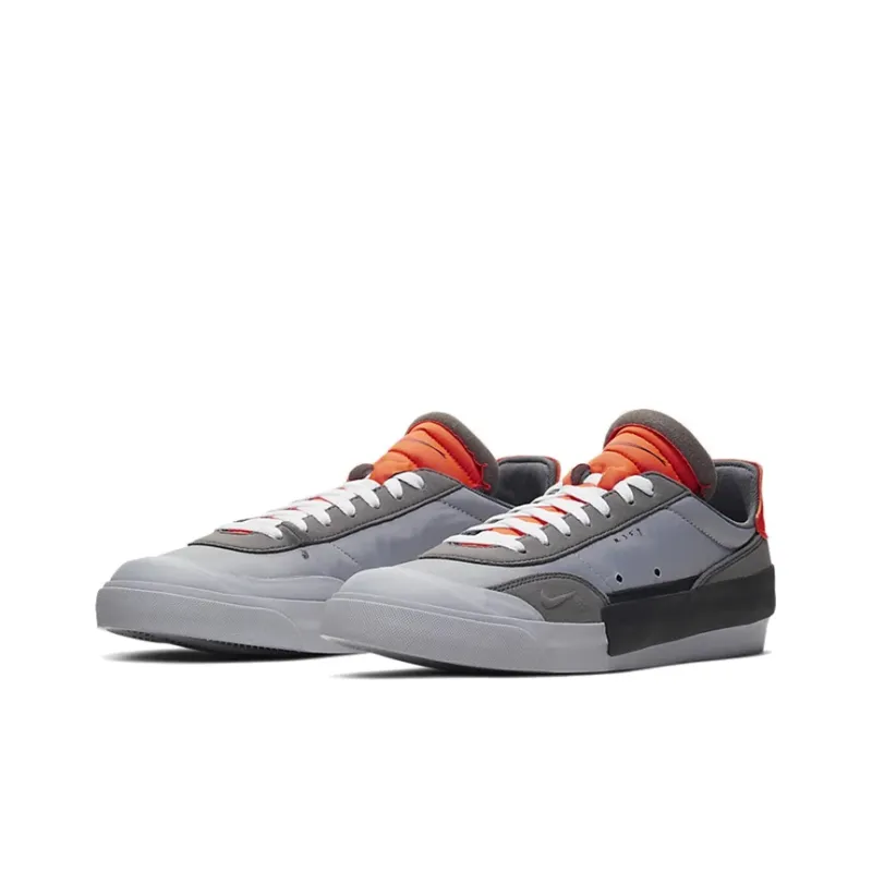 Nike Drop Type Lx Wolf Grey Total Orange-2
