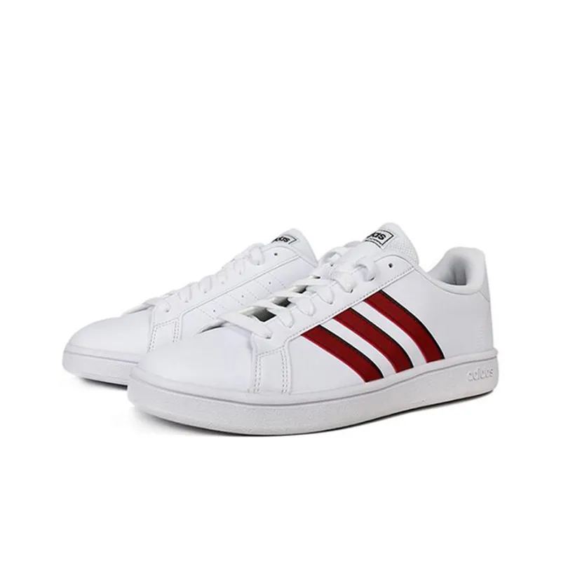 Adidas Neo Grand Court 'Black White Red'-2