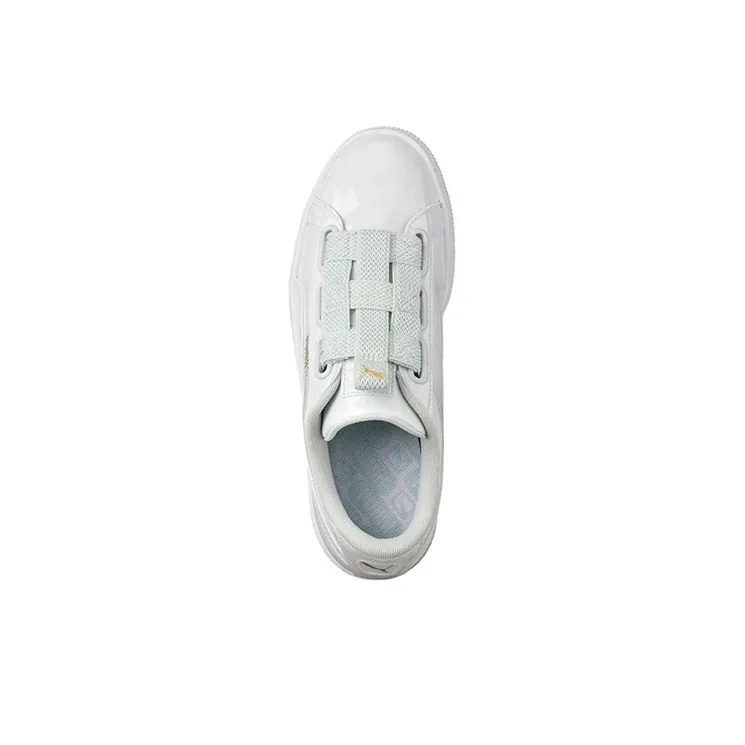 PUMA Basket Maze Green/White Women's-2