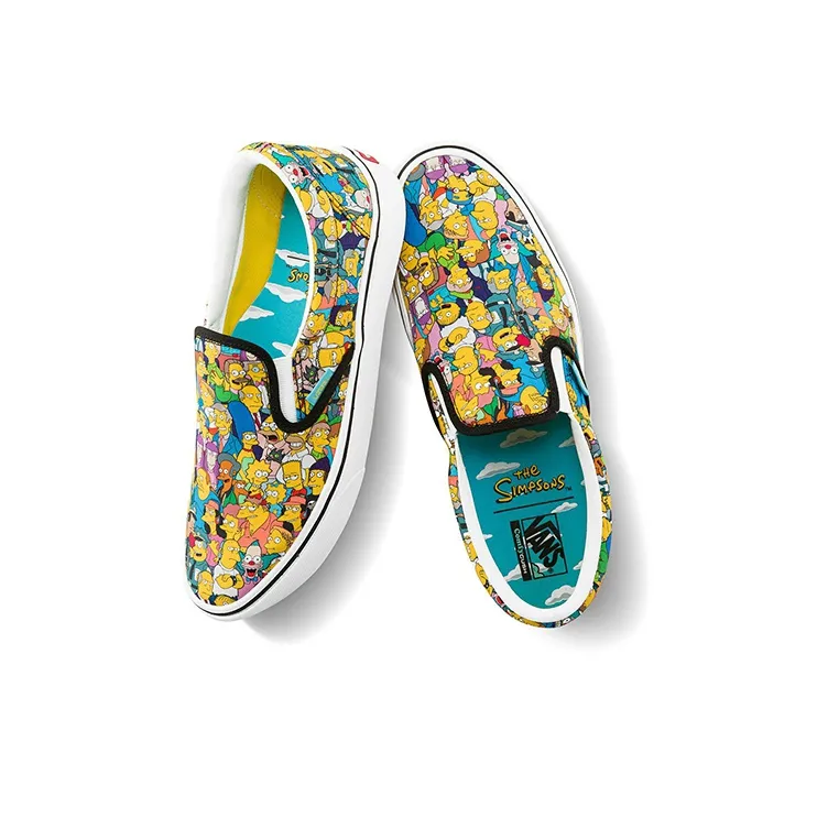 Vans Comfycush Slip On The Simpsons Collage-4