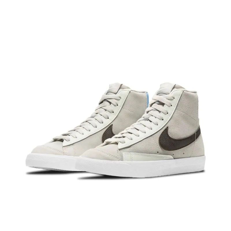 Nike Blazer Mid 77 Grey Light Blue-2