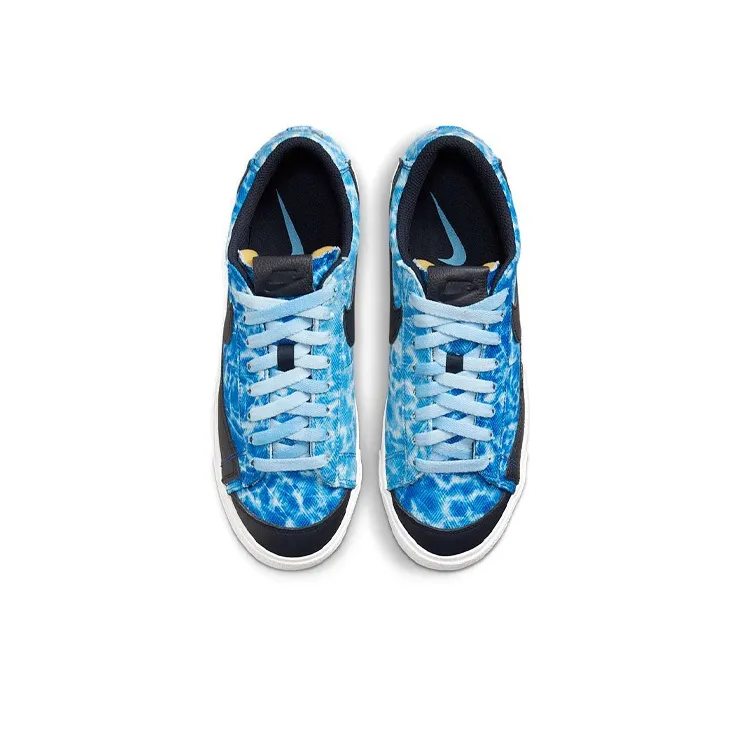 Nike Blazer Low Acid Wash Royal Women's-3