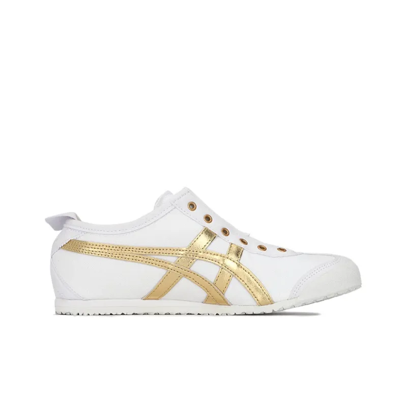 Asics Onitsuka Tiger Mexico 66 Slip On White Pure Gold-1