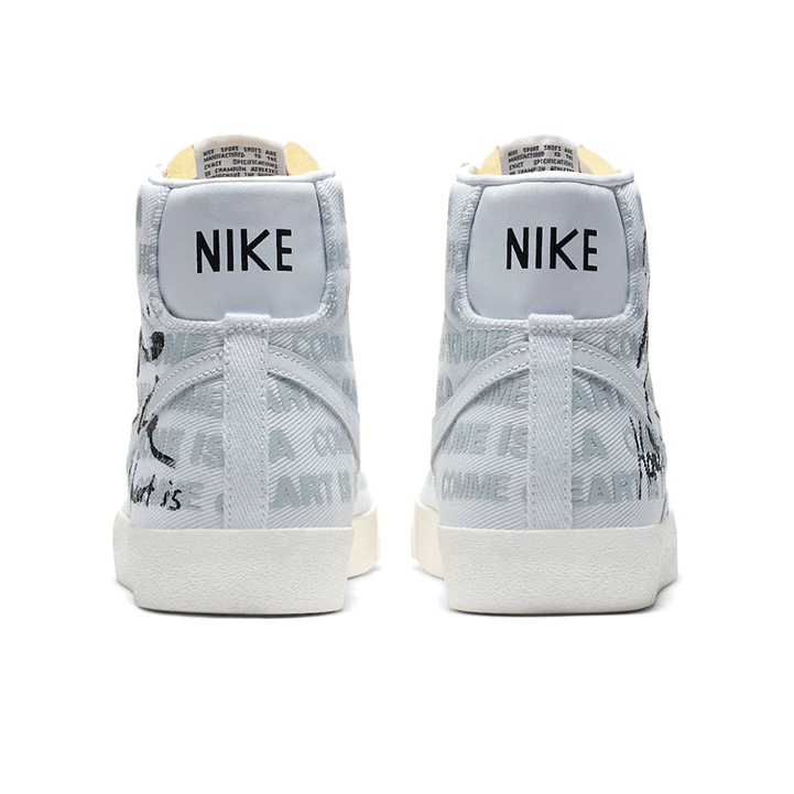 Blazer high trainers Nike x Comme Des Garçons Black size 11 US in Suede -  22191221