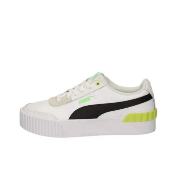PUMA Carina Lift Lightweight And Wear-resistant Low-Top Skateboard Shoes Women's White Black
