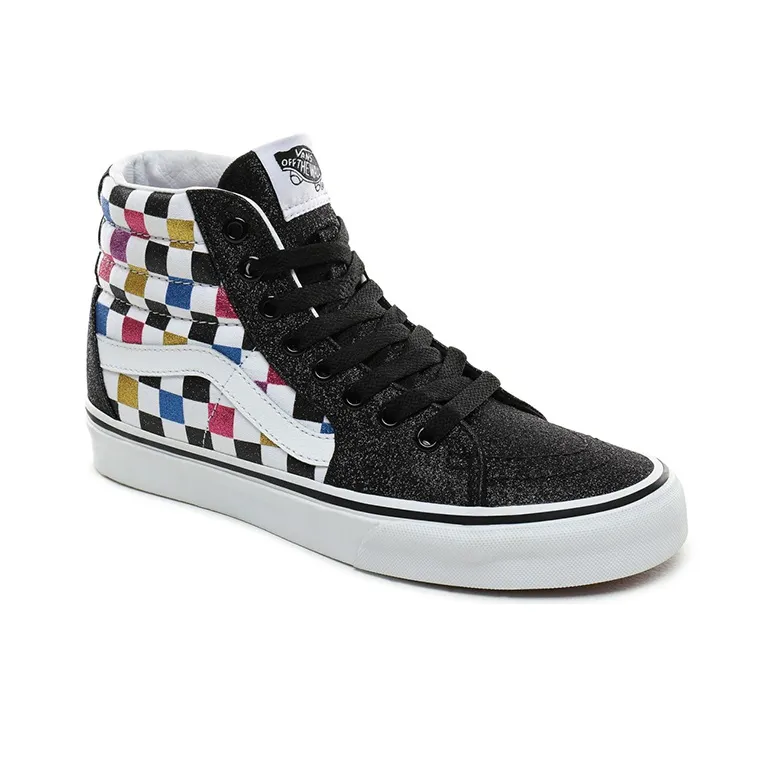Vans SK8-HI 'Glitter Checkerboard'-2