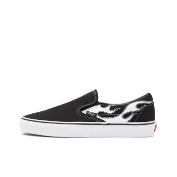Slip On Classic Vans 'Flame Black White'