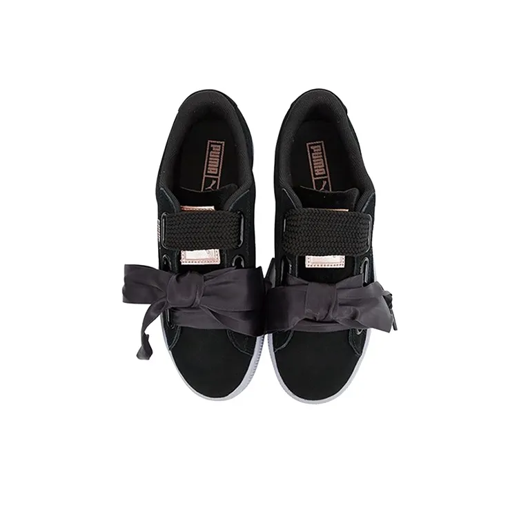PUMA Suede Heart Vr Black/White Women's-2