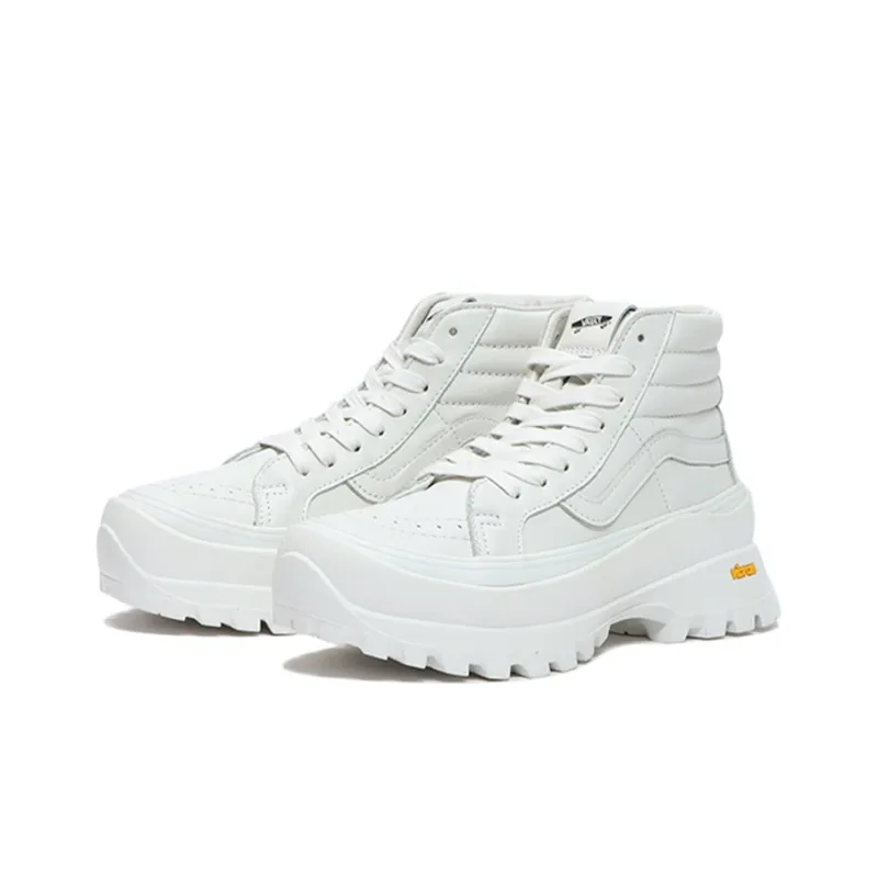 Sk8 Vans Hi Vibram Lx 'True White'-1
