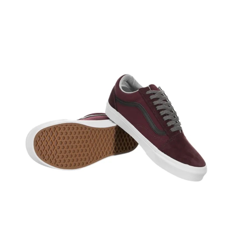 Vans Old Skool Casual Low Tops Skateboarding Shoes Unisex Red-3