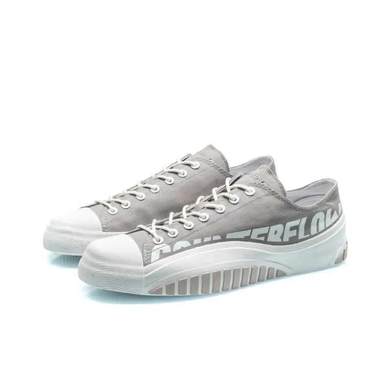 LiNing CF The One Drifting Sound Wave Low-Top Skateboard Shoes Unisex Elephant Gray-2