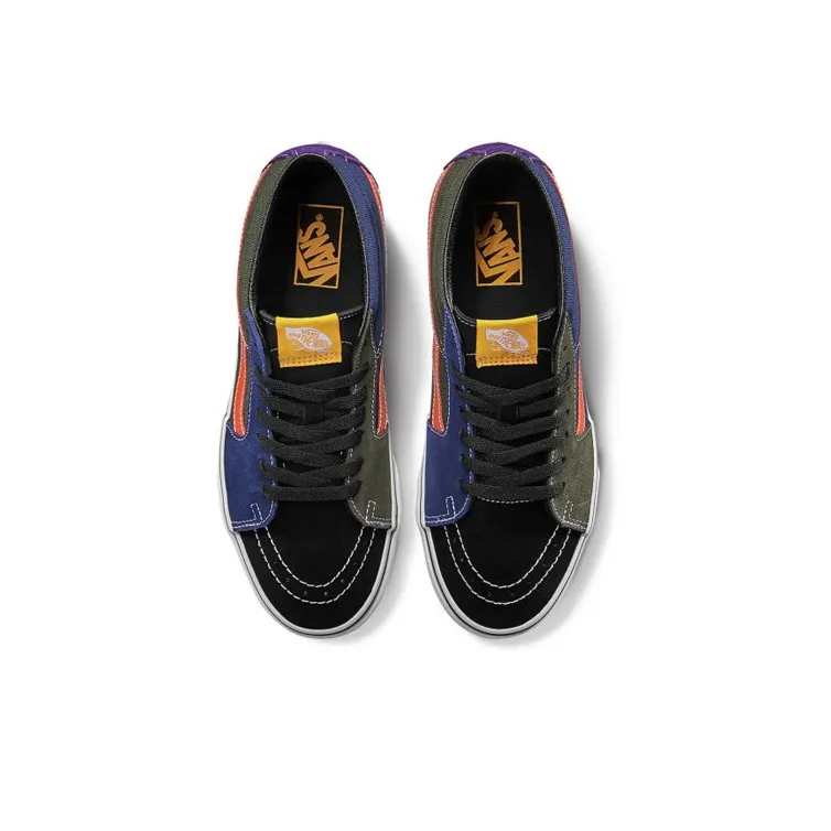 Vans Mix Match SK8MID 'Black Red Blue'-2
