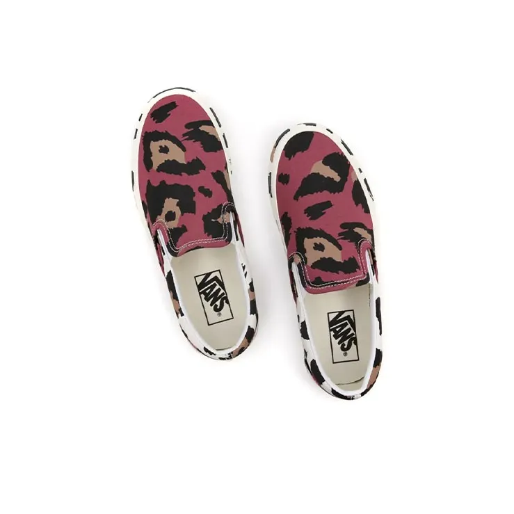 Vans Animal Classic Slip On 'Pink Blue' Women's-3