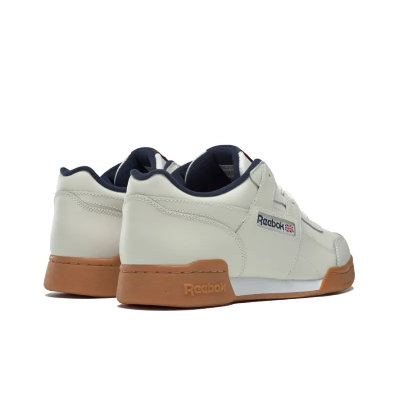 Reebok Workout Skateboard Shoes Men Low-Top Beige Brown-3
