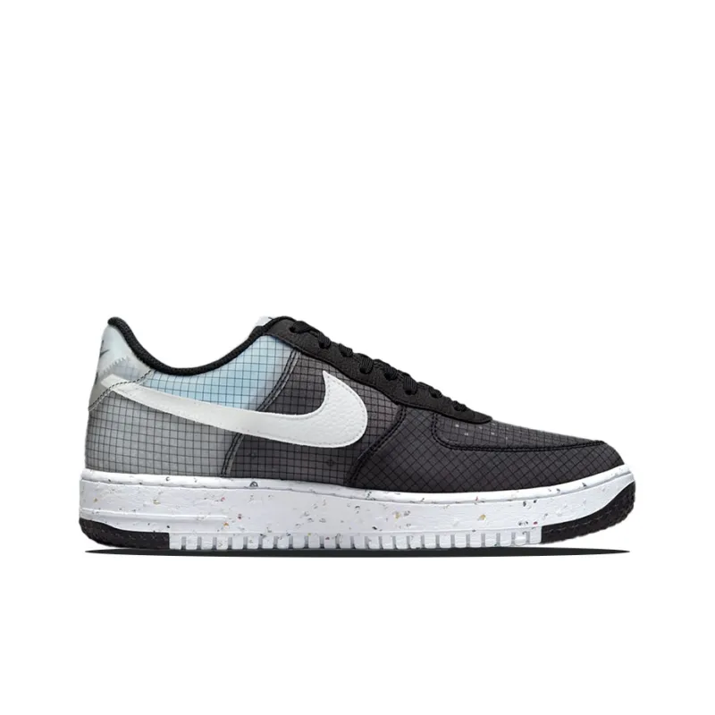 Nike Air Force 1 Low Crater Black White-1