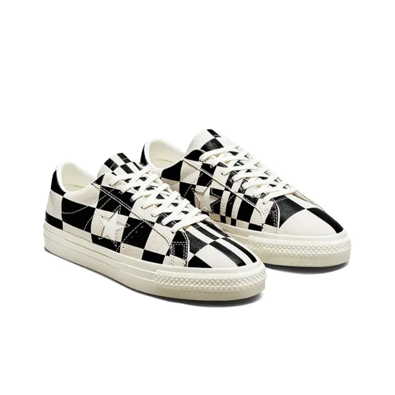 Converse One Star Ox Blocked Warped Board Black-2