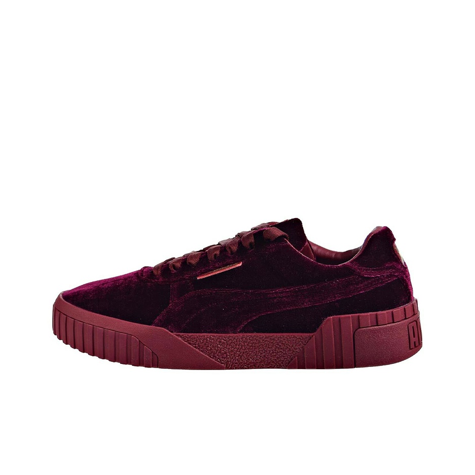 PUMA Cali Series Skateboard Shoes Women s Low Top Burgundy