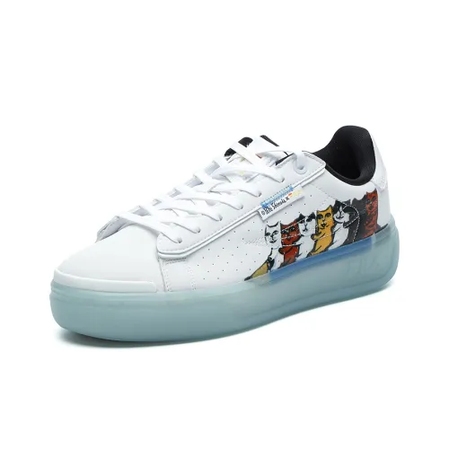 FILA FASHION COURT Skateboard Shoes Men Low-Top White/Green