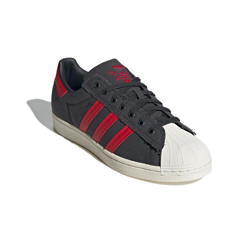 Adidas superstar black red white online