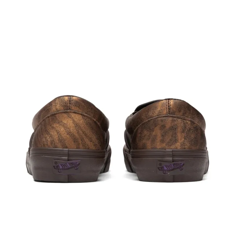Slip On Needles X Vault Classic Vans V 'Animal Print Brown'-3
