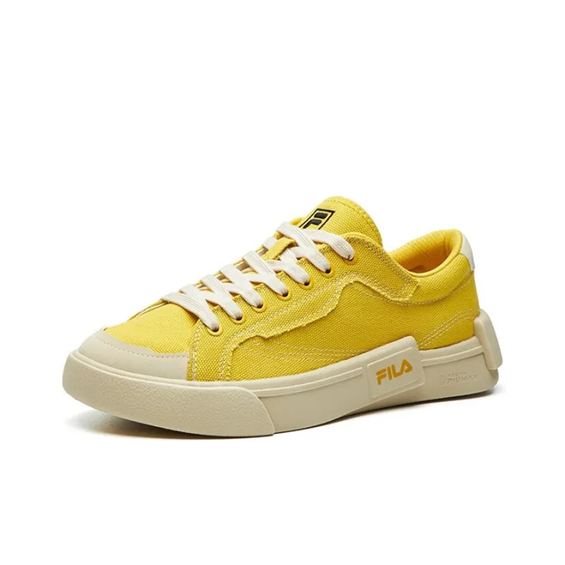 FILA FUSION Canvas Shoes 'Yellow' Women's-1