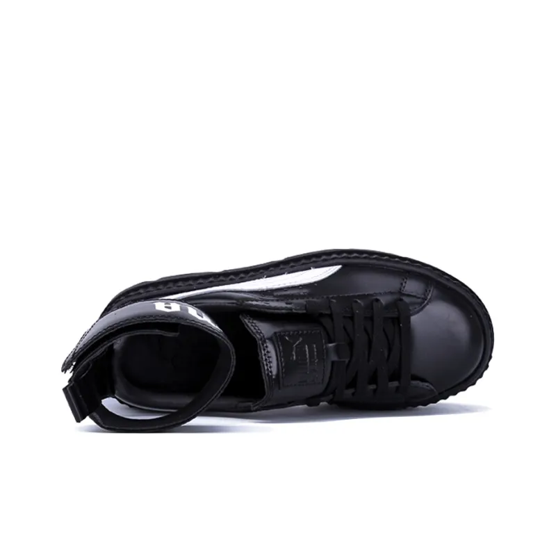 PUMA Ankle Strap Rihanna Fenty Black White Women's-2