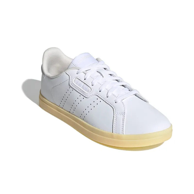 Adidas Neo Courtpoint Cl X 'White Yellow' Women's-2