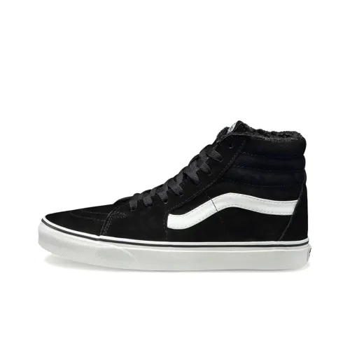 Vans Sk8 Hi Pig Suede Fleece Black