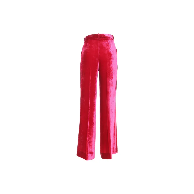 PAROSH Casual Pants Women's Red-1