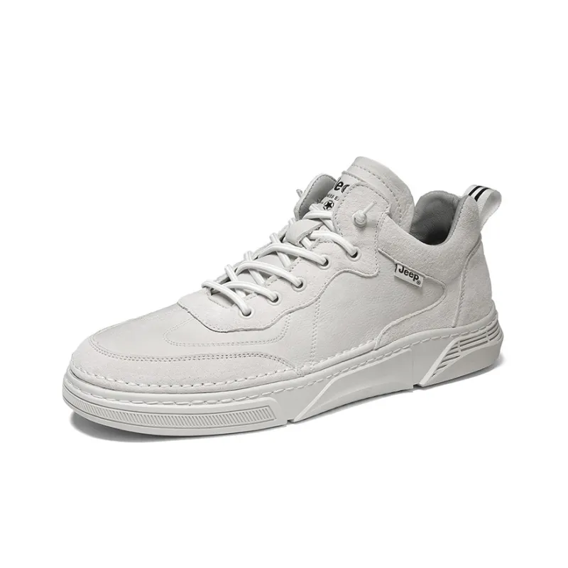 Jeep Cushioning Abrasion Resistant Lightweight Breathable Slip Resistant Low Top Skateboard Shoes Men's Sand-1