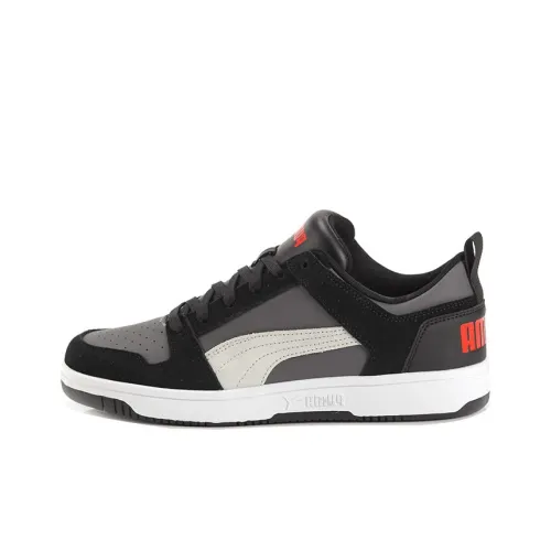 PUMA Rebound Layup Skateboard Shoes Men Low-Top Gray/Black