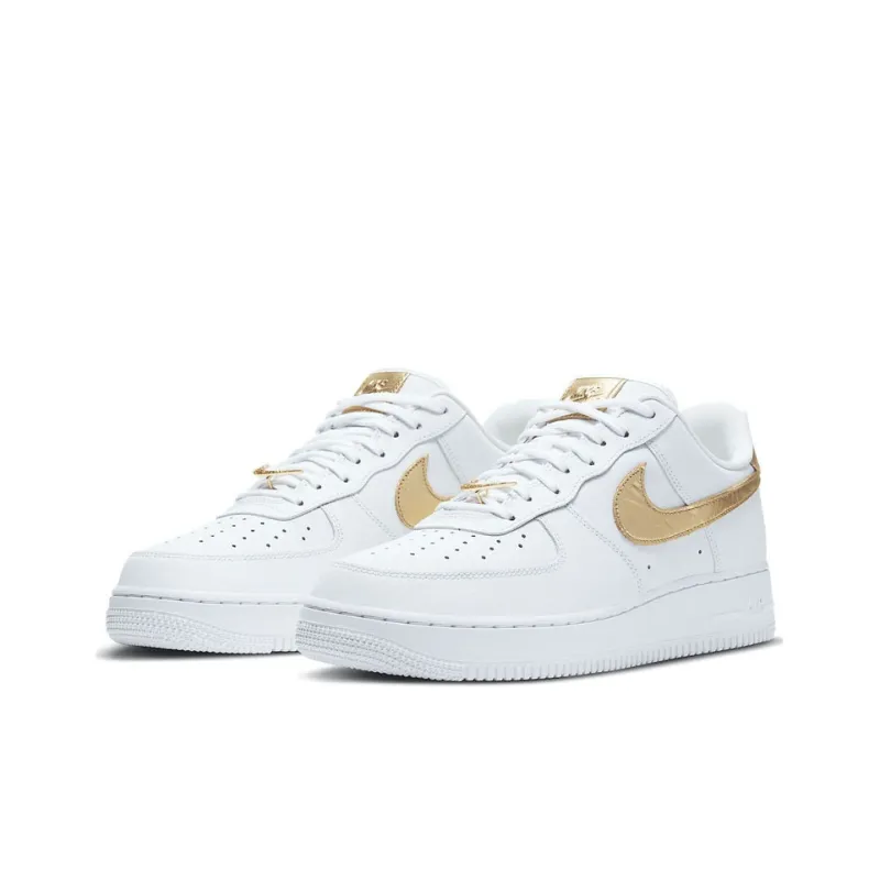 Nike Air Force 1 Low White Metallic Gold 2020-2