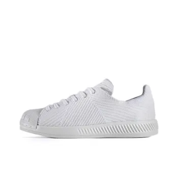 Adidas Originals Superstar Bounce Primeknit J 'Triple White' Gs