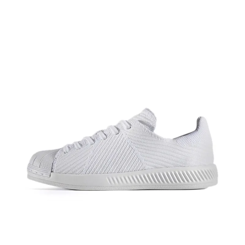 Adidas Originals Superstar Bounce Primeknit J 'Triple White' Gs-0