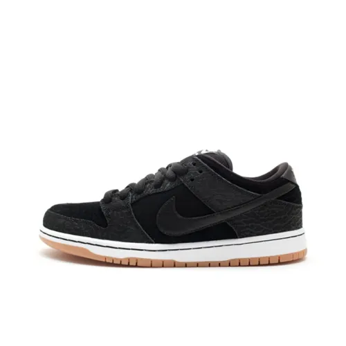 Nike Dunk SB Skateboard Shoes Men Low-Top Black/Black/White