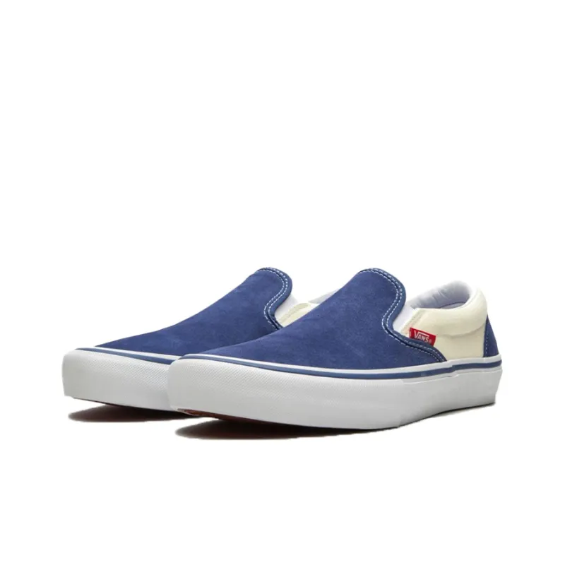 Vans Slip On Pro 'Navy White'-1