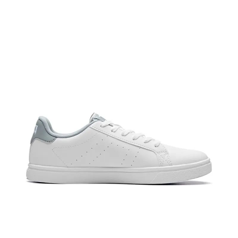 Anta Life Collection Slip Resistant Cushioning Wear Resistant Lightweight Low Top Skateboard Shoes Men's White Gray-1