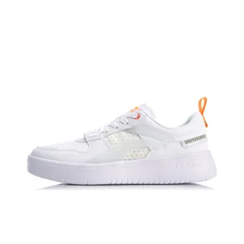 LiNing Wave Superwave Lite Lightweight And Breathable Low Top Skateboard Shoes Men's Standard White